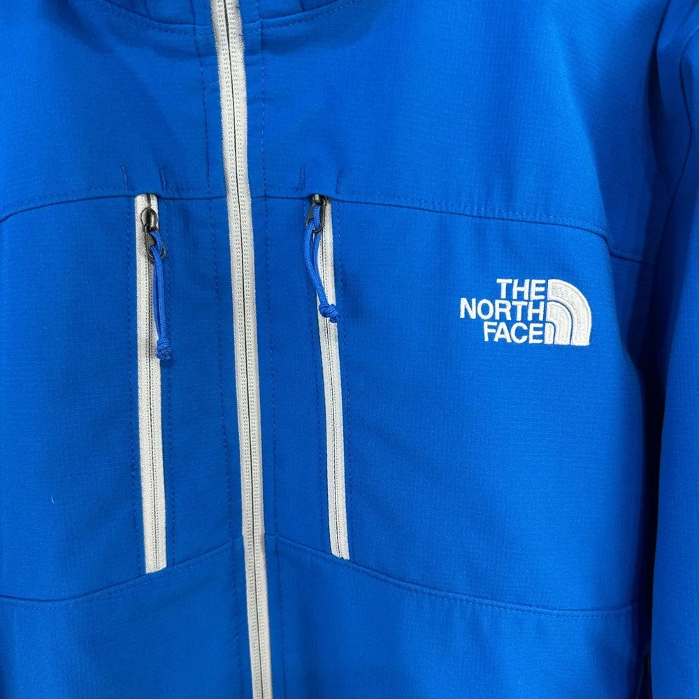 The North Face Apex Elevation Windwall Blue Insulated Hooded Coat Mens Size L